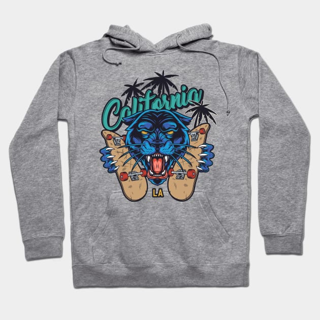 california skate panther Hoodie by ramonagbrl